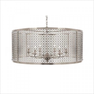 Aidan Gray Home Lighting Mod X Drum Chandelier - Nickel - Large